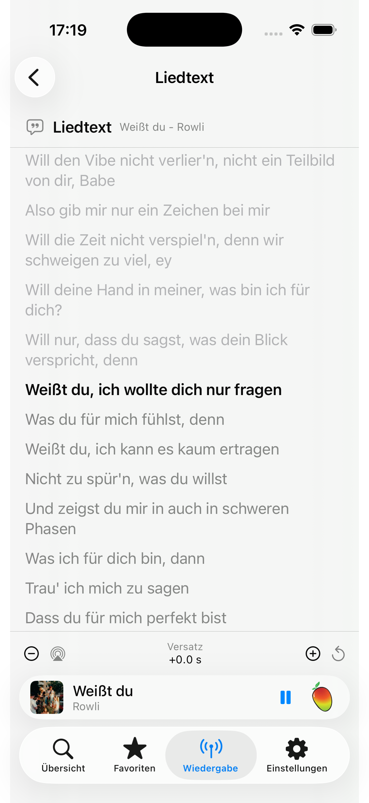 Antenna Liedtexte